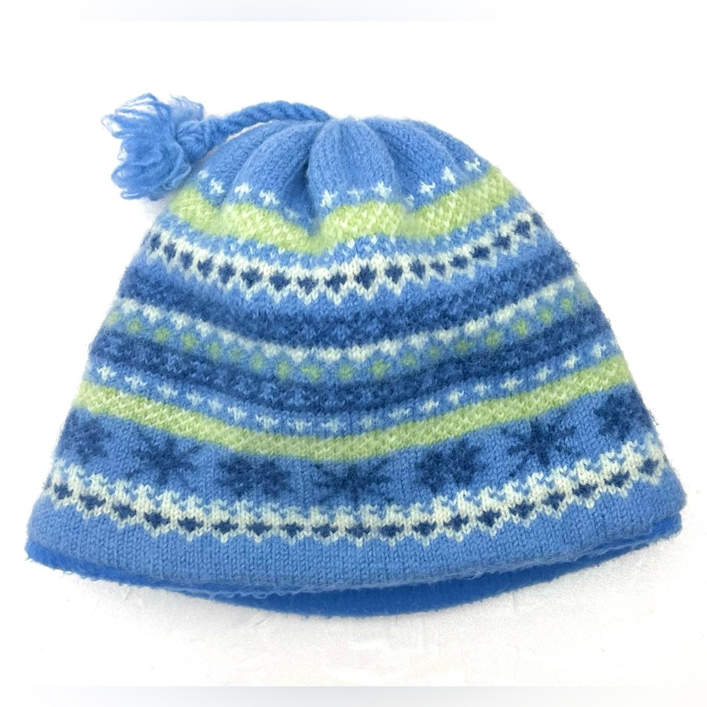 Turtle Fur Fair Isle Scandinavian Wool Beanie Hat